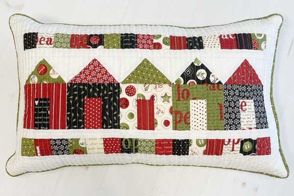 CT Make & Take Christmas Village Pillow