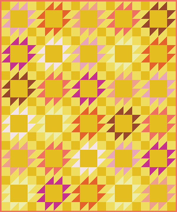 MFC Blocks 10 & 11 Yellow Quilt