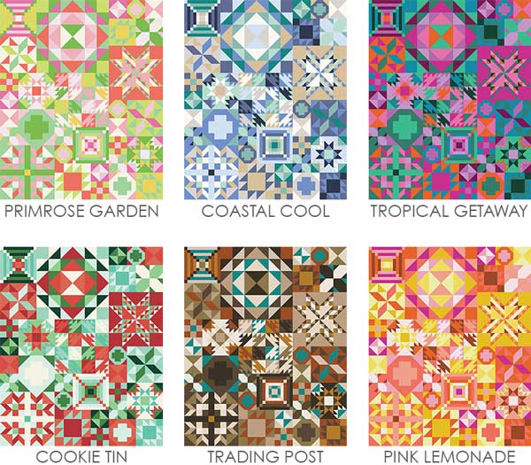 CT MFC Samplers Full Quilts Colorways