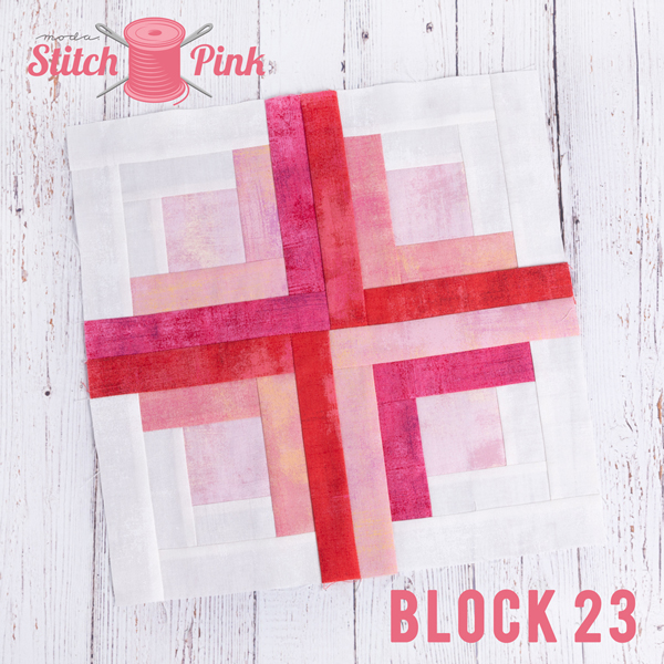 Stitch Pink Block 23 Fixer Upper