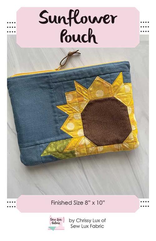 Sunflower Pouch Pattern Cover