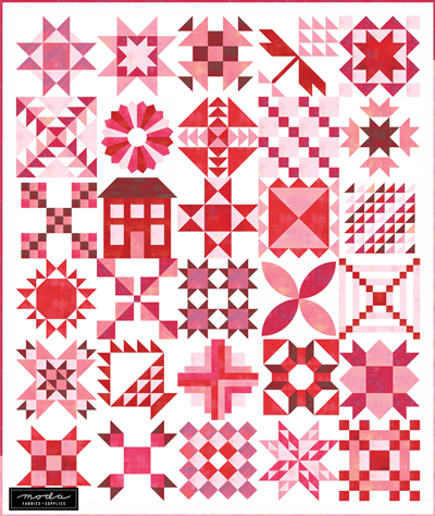 Stitch Pink Archive SM Sampler Quilt